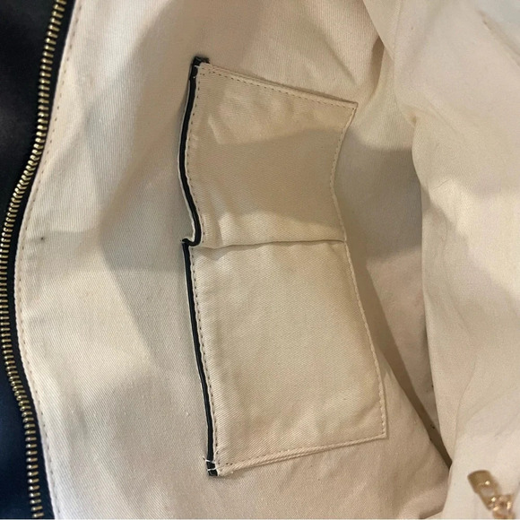 House of Harlow 1960 Aritzia Lined Straw Zippered Tote - Picture 8 of 9